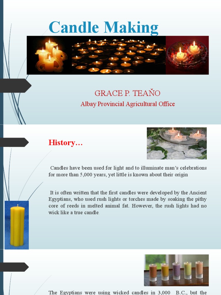 Candle Making PDF Candle Wax