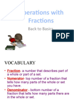 Basic Operations With Fractions