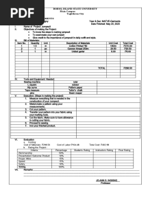 Project Plan Casual Wear