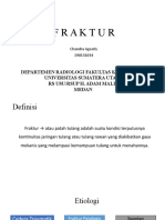 Fraktur: Departemen Radiologi Fakultas Kedokteran Universitas Sumatera Utara Rs Usu/Rsup H. Adam Malik Medan