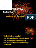 CREATIVITATEA ELEVILOR