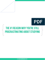 The #1 Reason Why You're Still Procrastinating About Studying