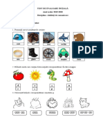 Test de Evaluare Initiala-Formarea Abilitatilor de Comunicare-2019-2020-M.
