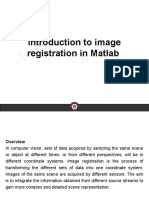 Introduction To Image Registration in Matlab: NITTTR Kolkata
