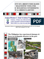 Brief Code-Based Seismic Diagnostic Tool for Vertical Irregularities in Existing RC Buildings