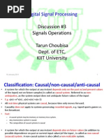 Download 3 Discrete Time Signal Operations by myself a student of btech 1st yr SN49181368 doc pdf