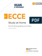 Study at Home: ECCE Writing Resource Pack