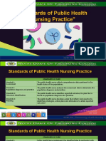 Standards of Public Health Nursing Practice