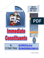 Immediate Immediate Immediate Immediate Constituents Constituents
