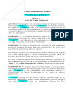 Formato General Reglamento Interno de Trabajo (2.018)