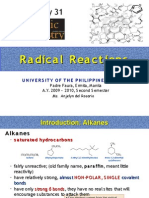 1. free radical substitution