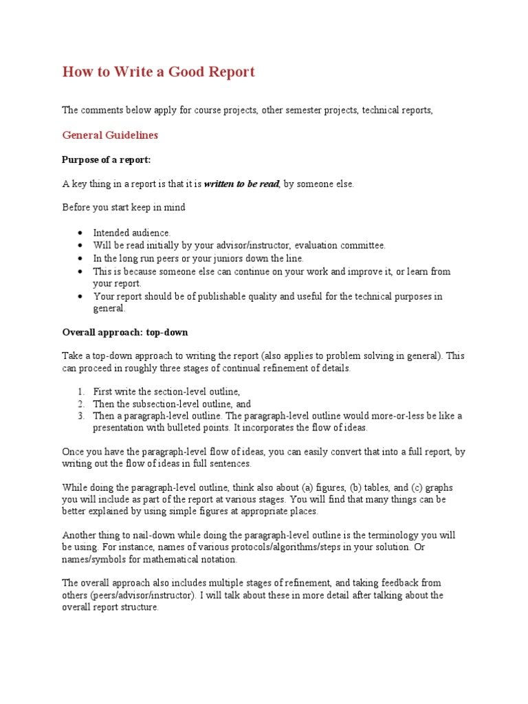 Effective Report Writing Guide | PDF | Power Supply | Electricity