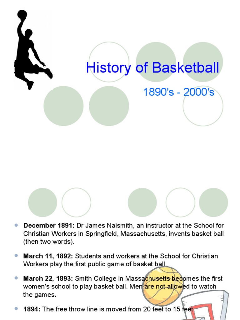 History of Basketball PDF National Basketball Association Boston