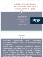 (JURNAL) Insiden Dan Faktor Risiko Perdarahan Postpartum Pada Persalinan