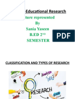 Edu-502-TYPES Educational Research