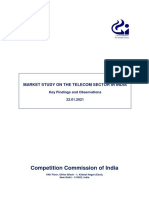 Competition Commission Study On Telecom Market