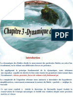 Chapitre 3 (Diapo) - Dynamique Des Fluides