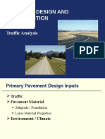 Pavement Design and Construction: Traffic Analysis