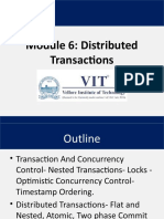 Distributed Transactions and Concurrency Control
