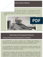 Gibson y La Teoria de Percepción Directa