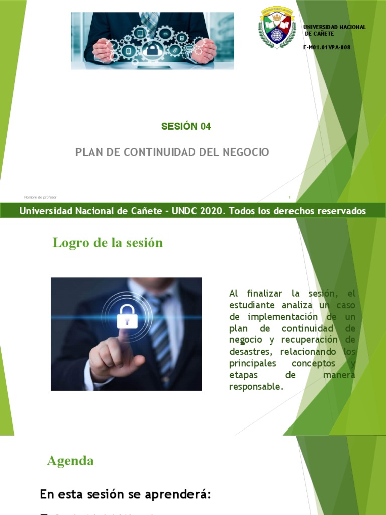 04 Plan de Continuidad Del Negocio | PDF | Desastres y Accidentes ...