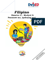 Filipino 9 Q2 Modyul 4