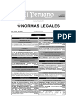 Relacion de Ordenanzas Peruanas 12-04-2010