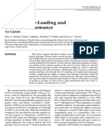 Carbohydrate-Loading and Exercise Performance: An Update