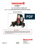 Titan: Nfpa 1981, 2013 Edition Compliant Self-Contained Breathing Apparatus (Scba) Operation Manual