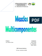 Mezclas Multicomponentes