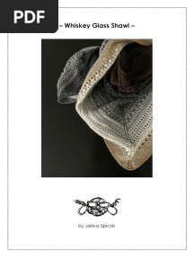 Whiskey Glass Shawl