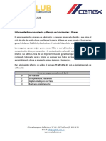 Informe Inspeccion de Almacenamiento y Manejo - Surtiretenes Zipaquira