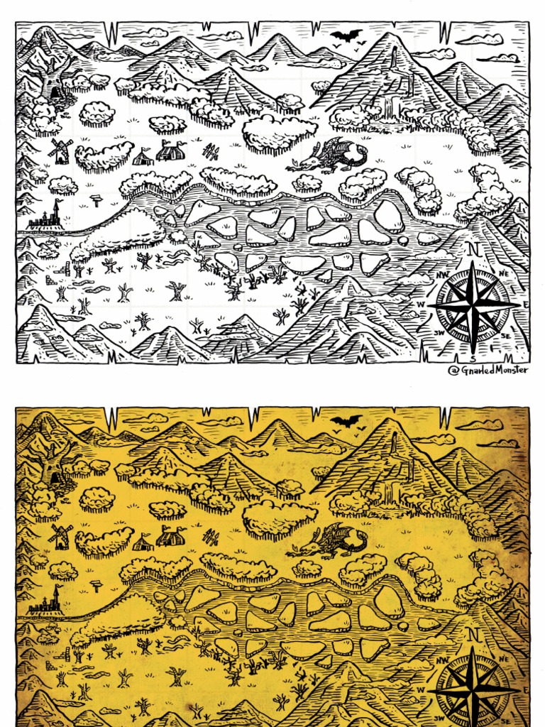 Beyond The Borderlands - Player Maps | PDF