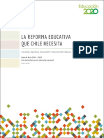 La Reforma Educativa Que Chile Necesita