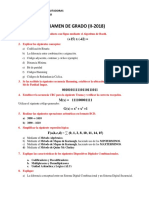 CID400 (Sistemas Digitales) - Cuestionario (Examen de Grado) - II-2018