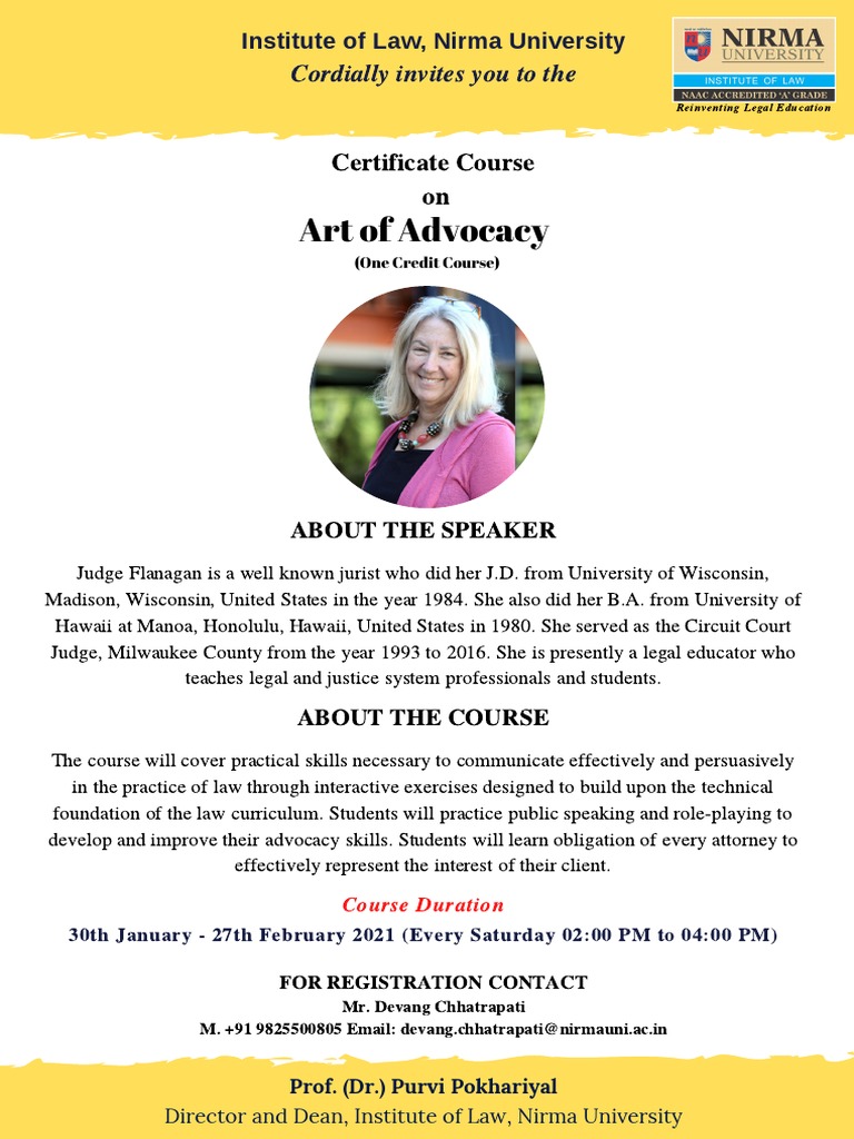 Art - of - Advocacy Course | PDF
