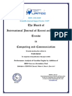 IJRITCC Certificate