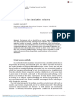 DAINTON, B. (2018). Natural evil. the simulation solution. Religious Studies, 1–22