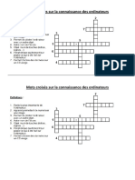Ce2 Informatique Mots Croises Sur La Connaissance Des Ordinateurs 3eme 4eme 5eme Primaire PDF