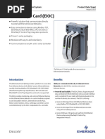 Product Data Sheet Ethernet I o Card Deltav en 57652