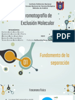 3.4 Cromatografia Por Exclusión Molecular