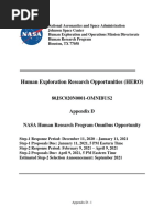 NASA HRP Omnibus Opportunity