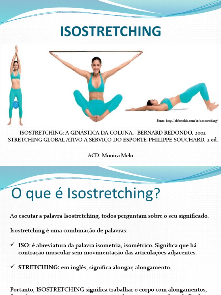 Isostretching | PDF | Músculo | Coluna vertebral, image size:768x1024