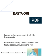 Rastvori, 2013