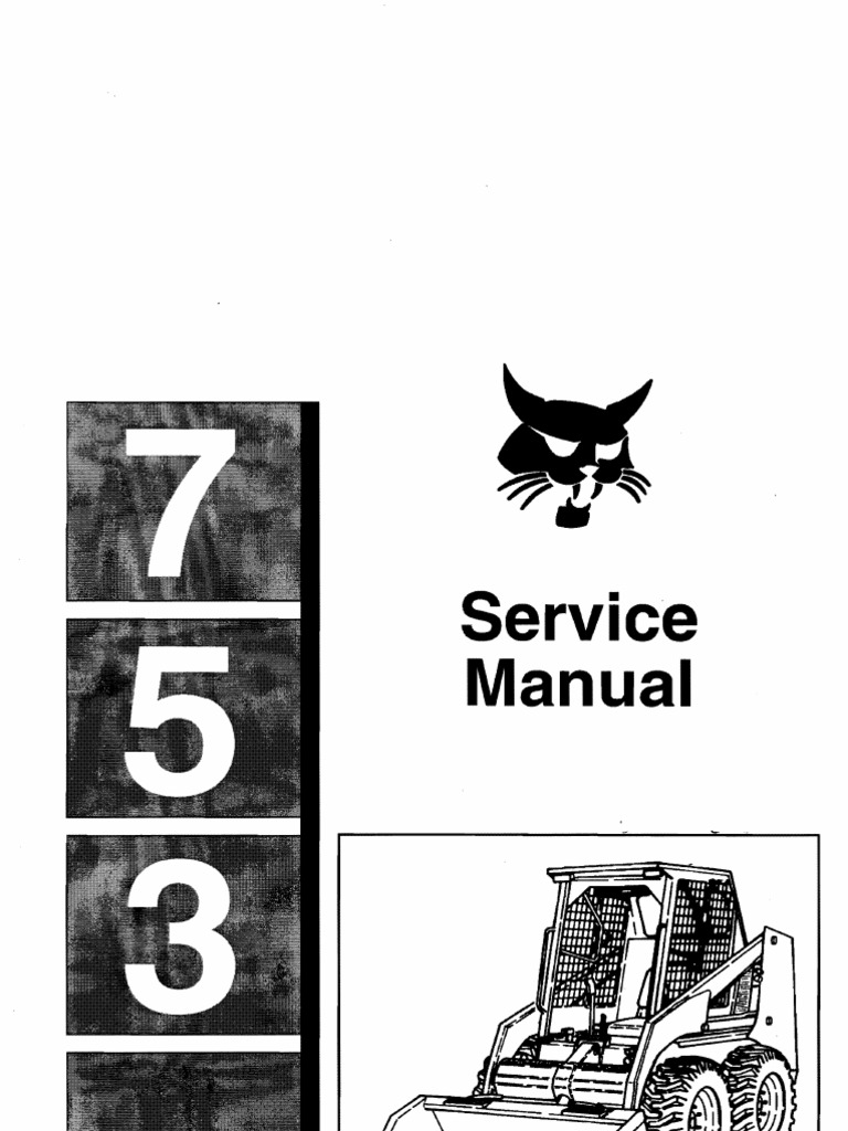 Bobcat 753 Service Manual | Motor Oil | Elevator