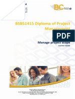 BSBPMG511 - Manage Project Scope - Learner Guide-1