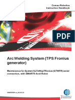 Arc Welding System (TPS Fronius Generator) : Comau Robotics Instruction Handbook