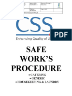 Safe Works Procedures - Index