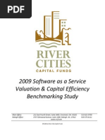 SaaS Valuation & Capital Efficiency Benchmarking Study (2009)