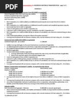 Minimum Insurance Recommendations For